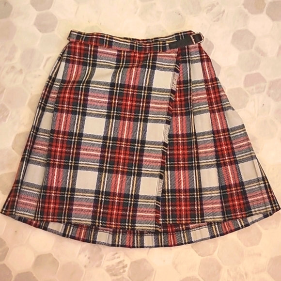 BLARNEY white plaid kilt - Picture 1 of 10